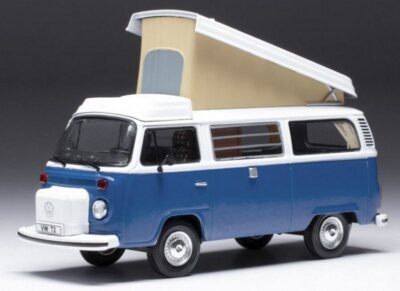 VOLKSWAGEN Type (T2) WESTFALIA 1978 Bleu et Blanc 1/43