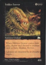 Hidden Horror - Weatherlight: #72, Magic: The Gathering Nm R107