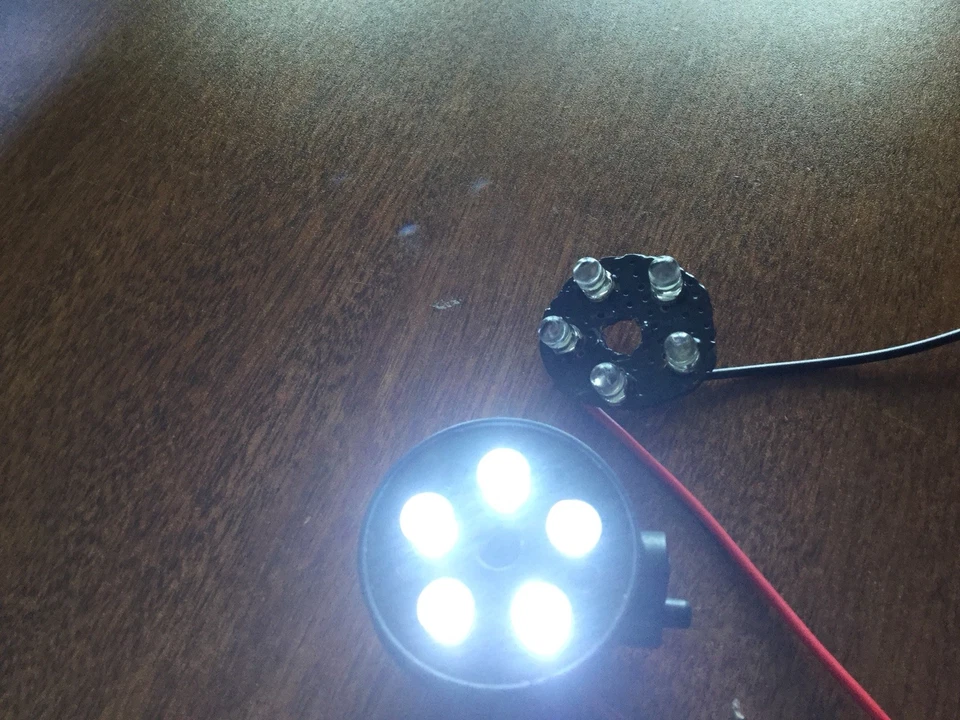 Un par (2) luces LED delanteras Redcat Racing/Rampage DuneRunner/ahora en rojo Foto 4 de 4