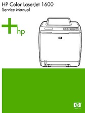 HP Color Laserjet 1600 Printer Service Manual Parts  Diagrams 