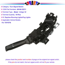 For Toyota Camry Prius Highlander Avalon Turn Signal Headlight Switch 8414033211