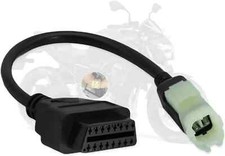 Obd2 Adapter Fit for Kawasaki Motorcycle 4 Pi...