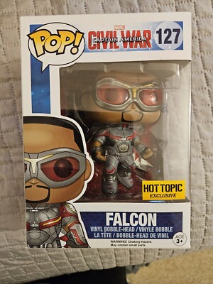 Funko Pop! Falcon Hot Topic (Exclusive) #127 Civil War Vaulted