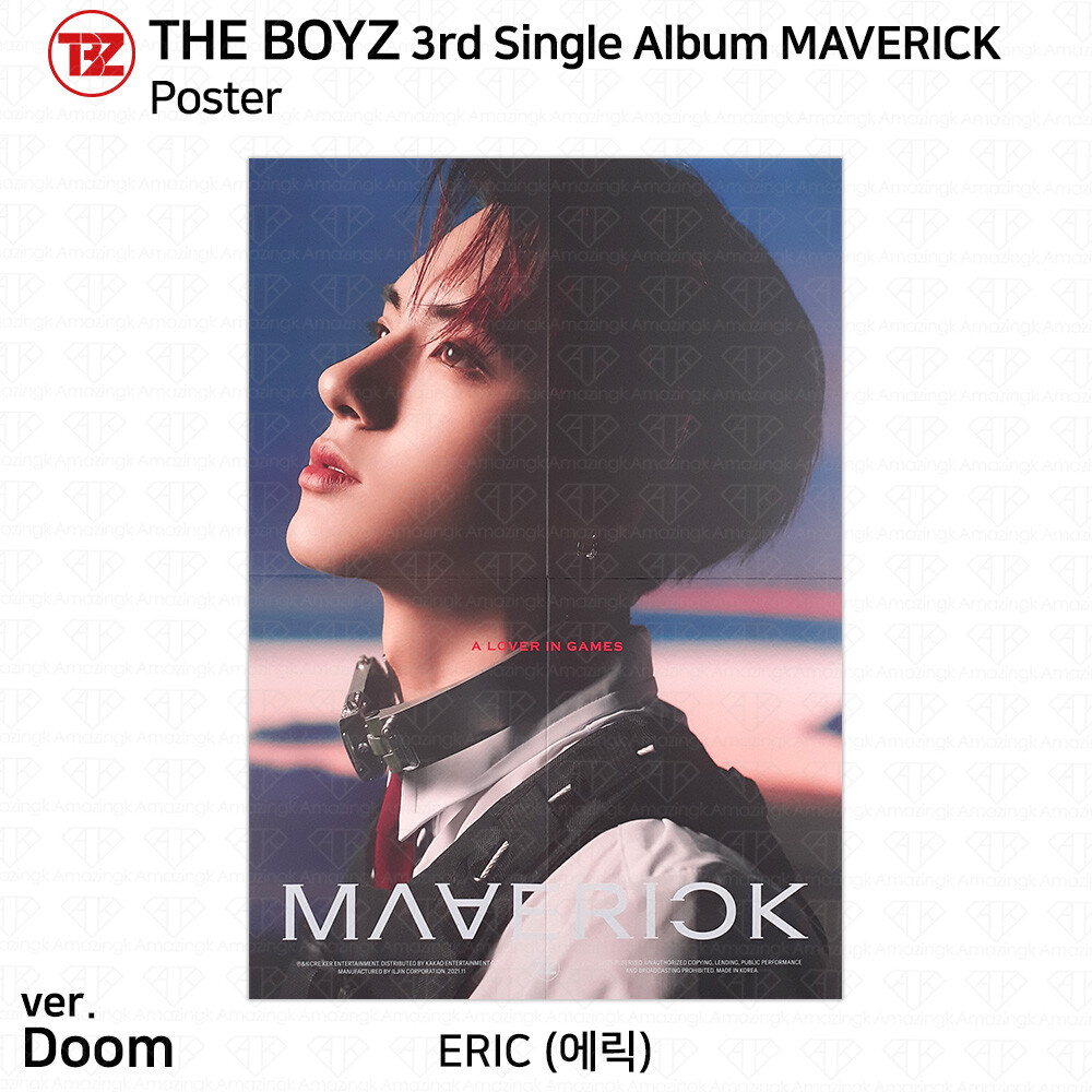 The Boyz 3rd Single Album Maverick Official Photocard Poster Eric