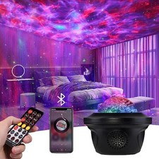 Projector Galaxy Starry Sky Night Light Ocean Star Party Speaker LED Lamp Remote
