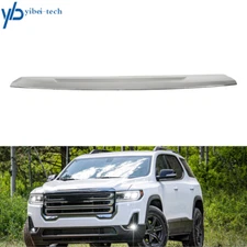Chrome Front Upper Hood Molding Trim For GMC Acadia 2020-2022 2023 ABS Plastic