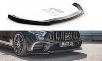 CUP Spoilerlippe Schwarz FüR Mercedes CLS C257 AMG Line Schwert Frontspoiler V3