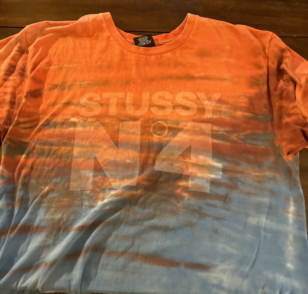 Stussy N4 Tie Dye Shirt Large Multicolor Hype Streetwear Skater