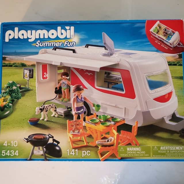 playmobil family caravan