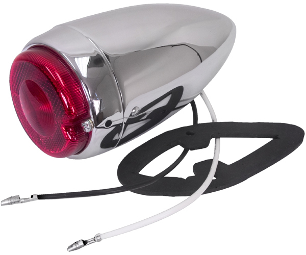 1947~54 Chevy Truck Suburban 39 Sedan Bullet Tail Light Lamp Chrome Housing LP70