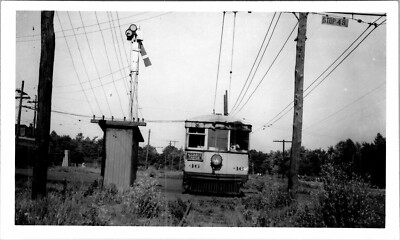 Stop 48 Car #46 SERR Stark Electric Canton Streetcar 5.5'' X 3.5'' Photo