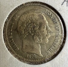 1878 Danish West Indies 10 Cent Coin