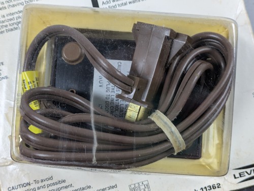 Leviton Vintage Full Range Table Top Dimmer w/ Slide Control - New Old Stock NOS - Picture 10 of 10