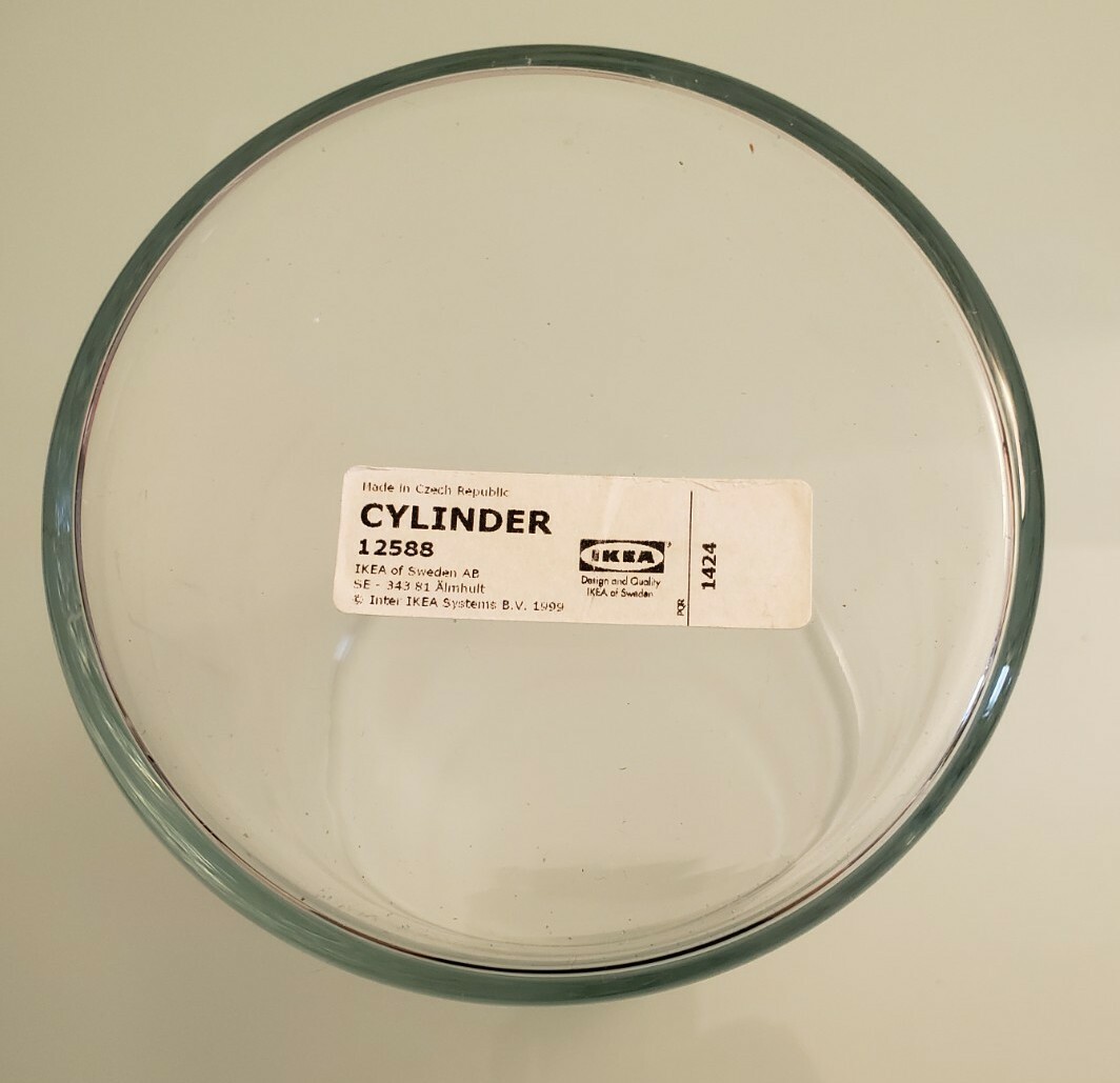 IKEA Cylinder 12588 Clear Mason Jars Half Gallon Glass Jar 64 oz eBay