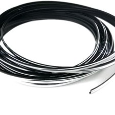 1 METRO PROFILO CROMATO PARABREZZA LUNOTTO PER FIAT 500 L 126 chromed profile