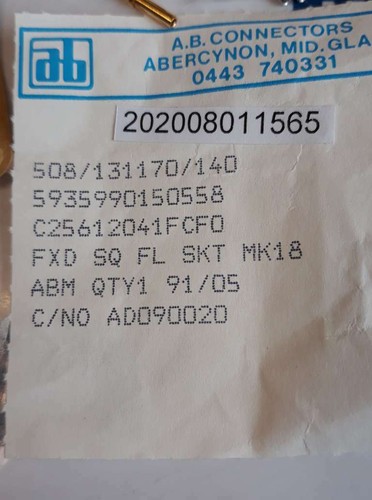 Conectores AB 0150558 ABM 9105 Conector ABM9105 - Imagen 4 de 9