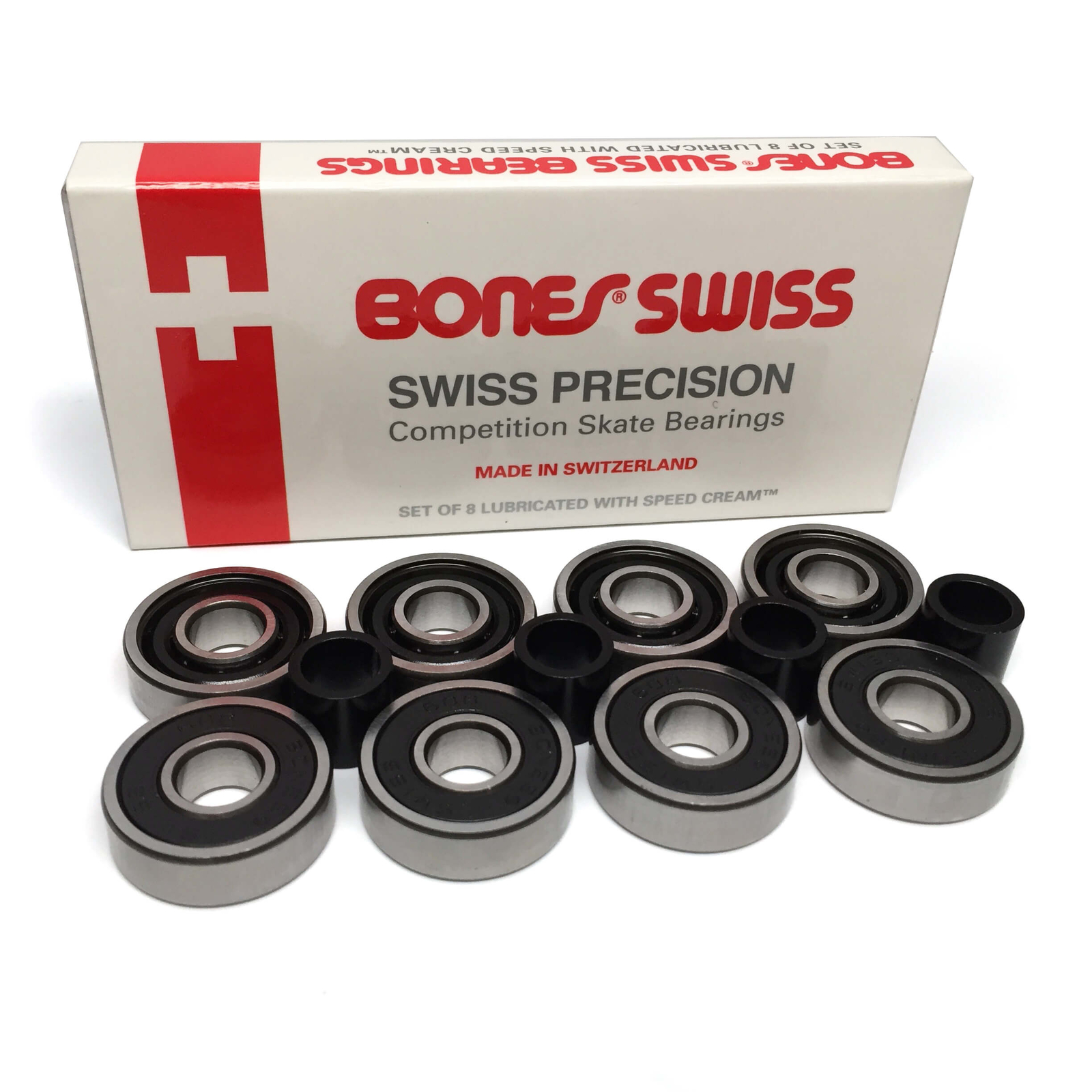 Bones Wheels  ATF Filmers Skateboard Wheels - 54mm 80a + bearings