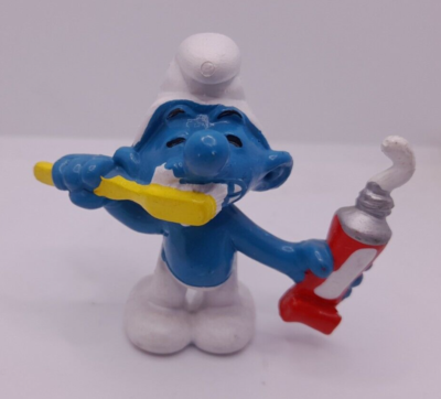 Les Schtroumpfs Autour Du Monde FIGURINE SCHTROUMPF : PROMO 20064 PDH DENTAL - RARE - TBE (Smurf Puffi Pixi Schtroumpf