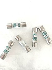 NEW Lot of 5 Limitron Buss Fast-Acting Fuse KLM-10 Bussman 1O amp fuses