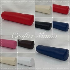 Luxury Quality Bolster Pillow Faux PVC Leather Cushion Covers Bed Sofa Pillow