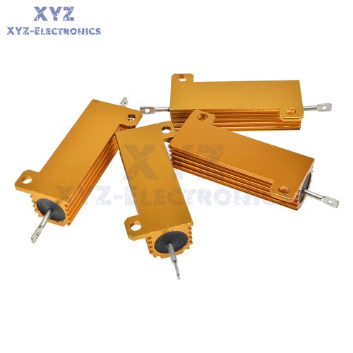50/100W 0.1-1000Ω Ohm Watt Shell Power Aluminum Housed Case Wirewound Resistor - Picture 76 of 250