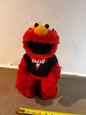 Sesame Street Lets Rock talking Elmo 14 inch figure 32452 dated 2010