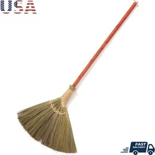 Vietnamese Grass Broom Handmade Eco-Friendly Indoor Outdoor Sweeping Tool New