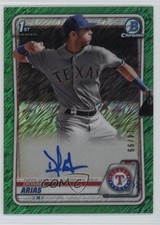 2020 Bowman Green Shimmer Refractor 14/99 Diosbel Arias #CPA-DA Auto 6o3