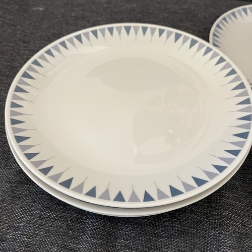 Impromptu Ben Seibel Iroquois Pyramids Diamonds Plate Set MCM Made in USA - Picture 2 of 10