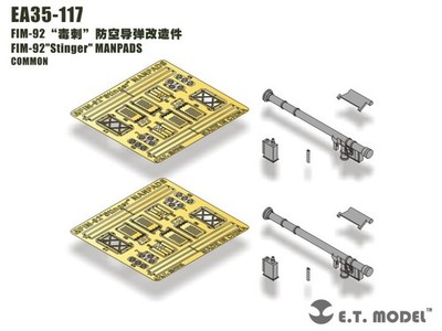 ET Model 1/35 EA35-117 EA35-117 FIM-92''Stinger'' MANPADS COMMON Detail Up part