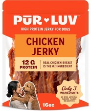 Dog Treats, Chicken Jerky for Dogs, Made with 100 Real Chicken Breast, 16 Ounce
