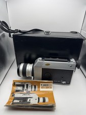 Canon auto Zoom 814 Super 8mm Film Camera with original Case, Manual