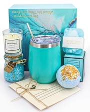 Birthday Gifts for Women, Mothers Day - Bath Relaxing Spa Gift Basket Set, Self