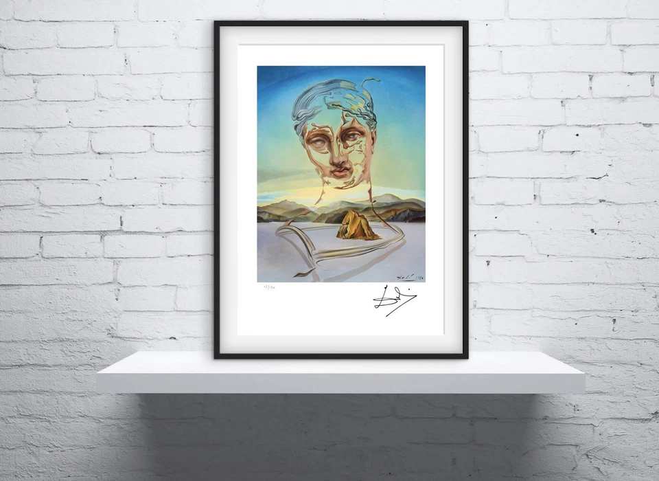 Firmado Salvador Dalí - Nacimiento de una Divinidad - Impresión - Certificado. Foto 3 de 4