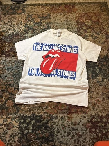 The Rolling Stones No Security Tour T-Shirt 1990s vintage concert t-shirt, vintage, single stitch, B+ condition