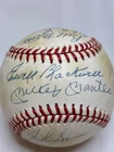 1953 New York Yankees Autographed Baseball - 5 HOFs - JSA Full LOA