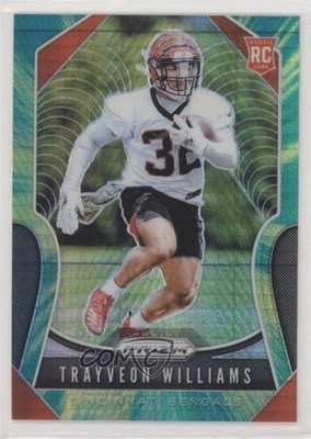 2019 Panini Prizm Rookies Hyper 77/175 Trayveon Williams #329 Rookie RC z7h