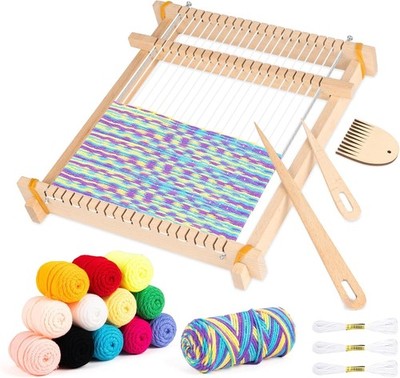 Lemonfilter Wooden Weaving Loom Kit 9x11 DIY Tapestry Craft Frame