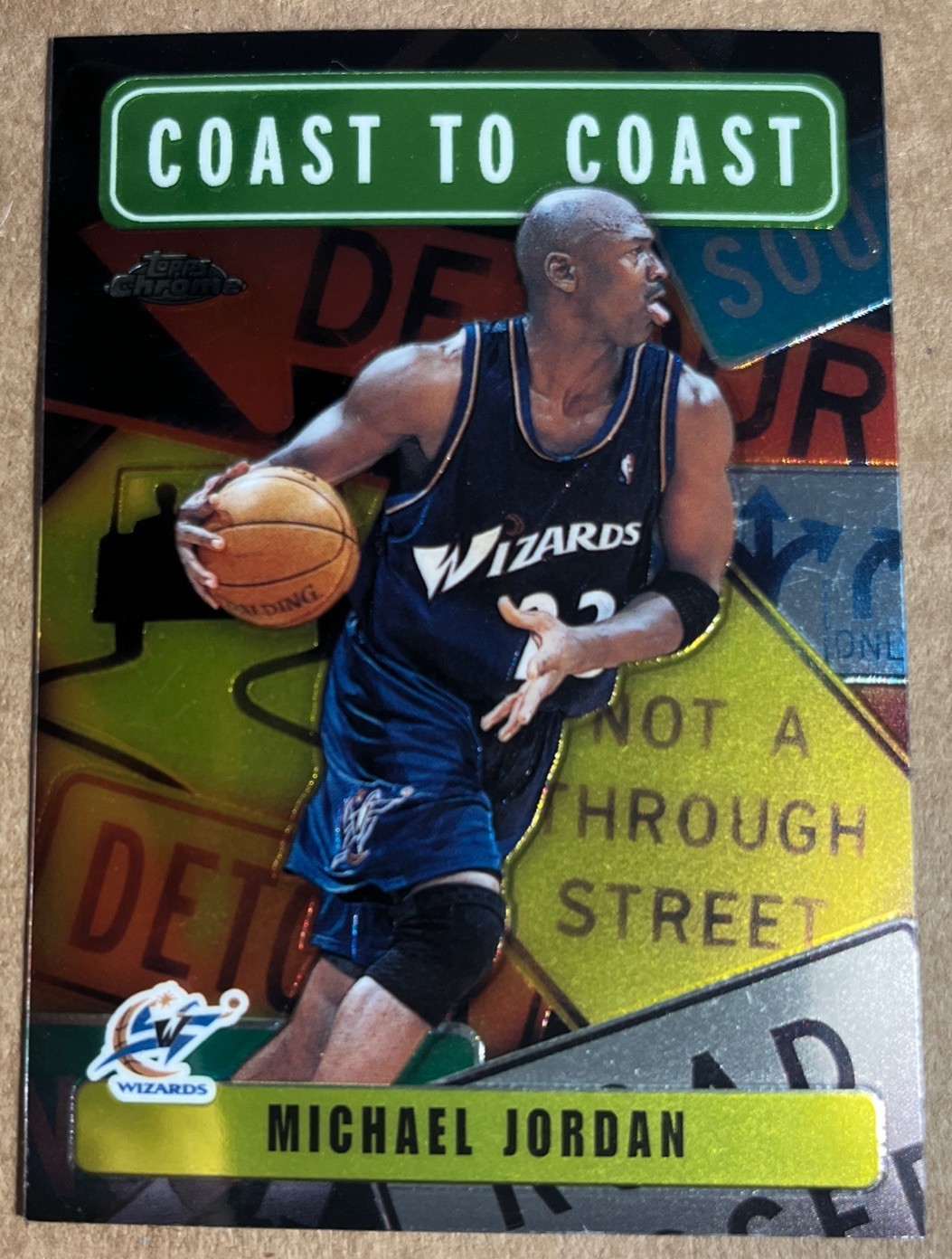 Michael Jordan 2002-03 Topps Chrome Coast To Coast Insert CC8