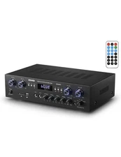 Donner MAMP5 Audio Amplifier 440W Stereo Receiver Home 4 Channel Bluetooth