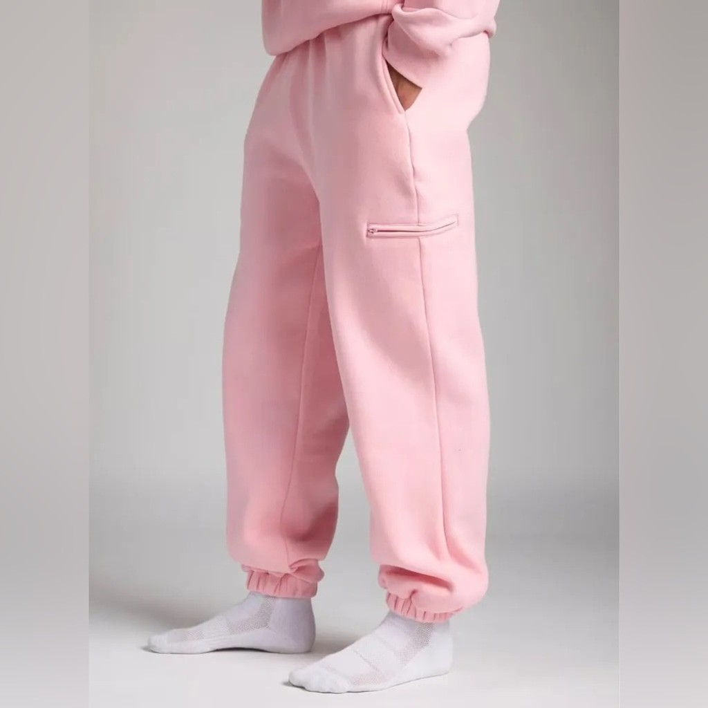 NWOT Comfrt Pink Joggers Size S
