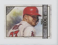 2020 Topps Gallery Oversized Box Toppers Mike Trout #OBT-MT o7m