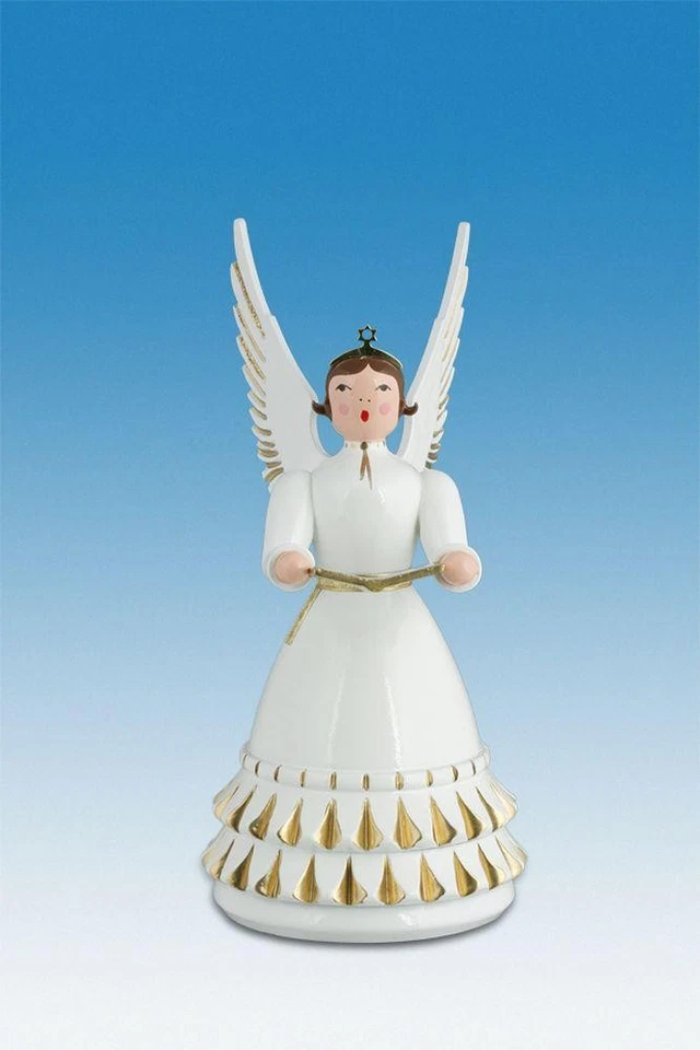 Figurine D'Ange Rokokoengel Avec Livre Hauteur Environ 12 CM Neuf Bois D'Anges - Photo 1/1
