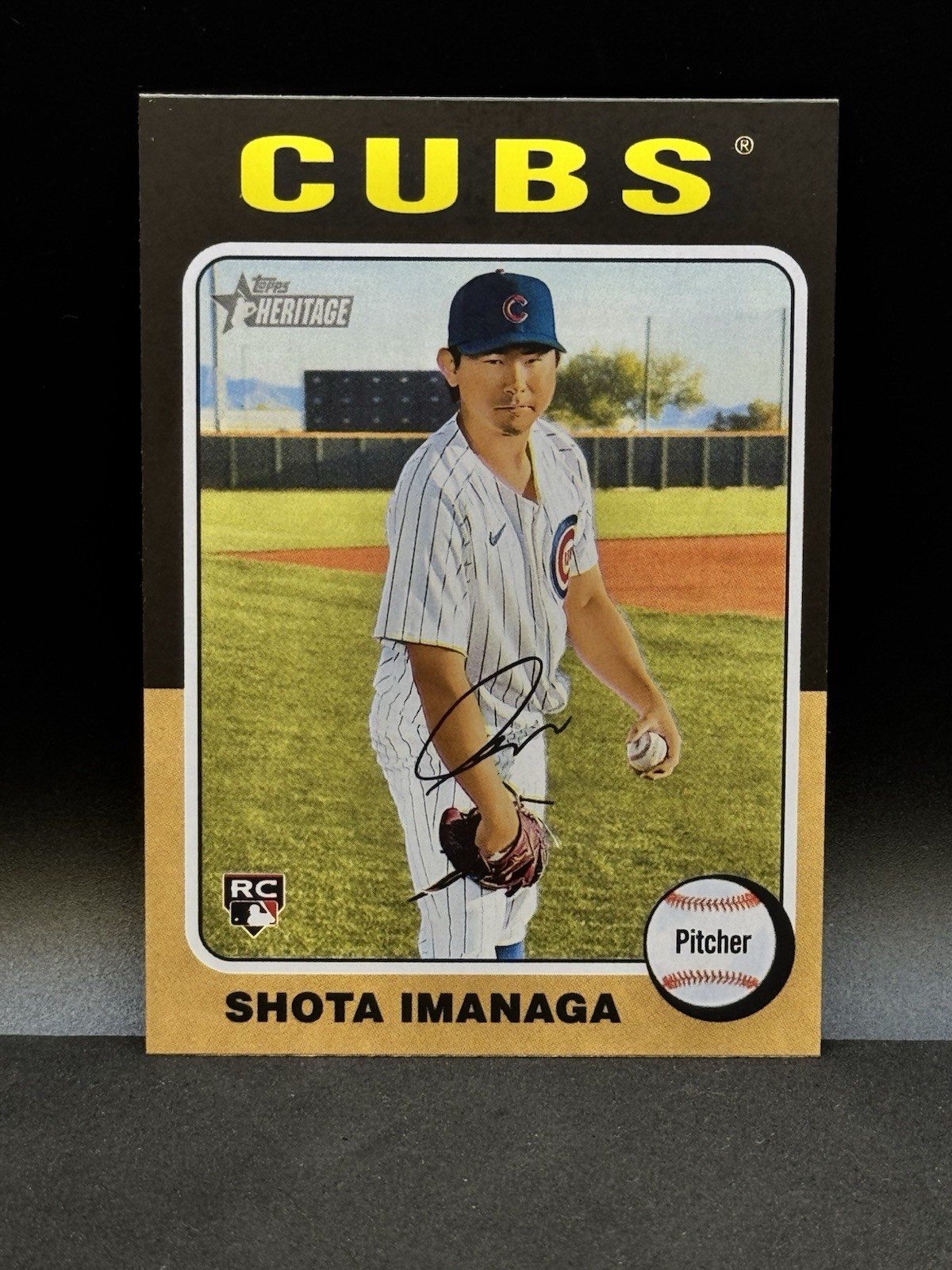 2024 Topps Heritage High Number Shota Imanaga #564 RC Rookie Cubs