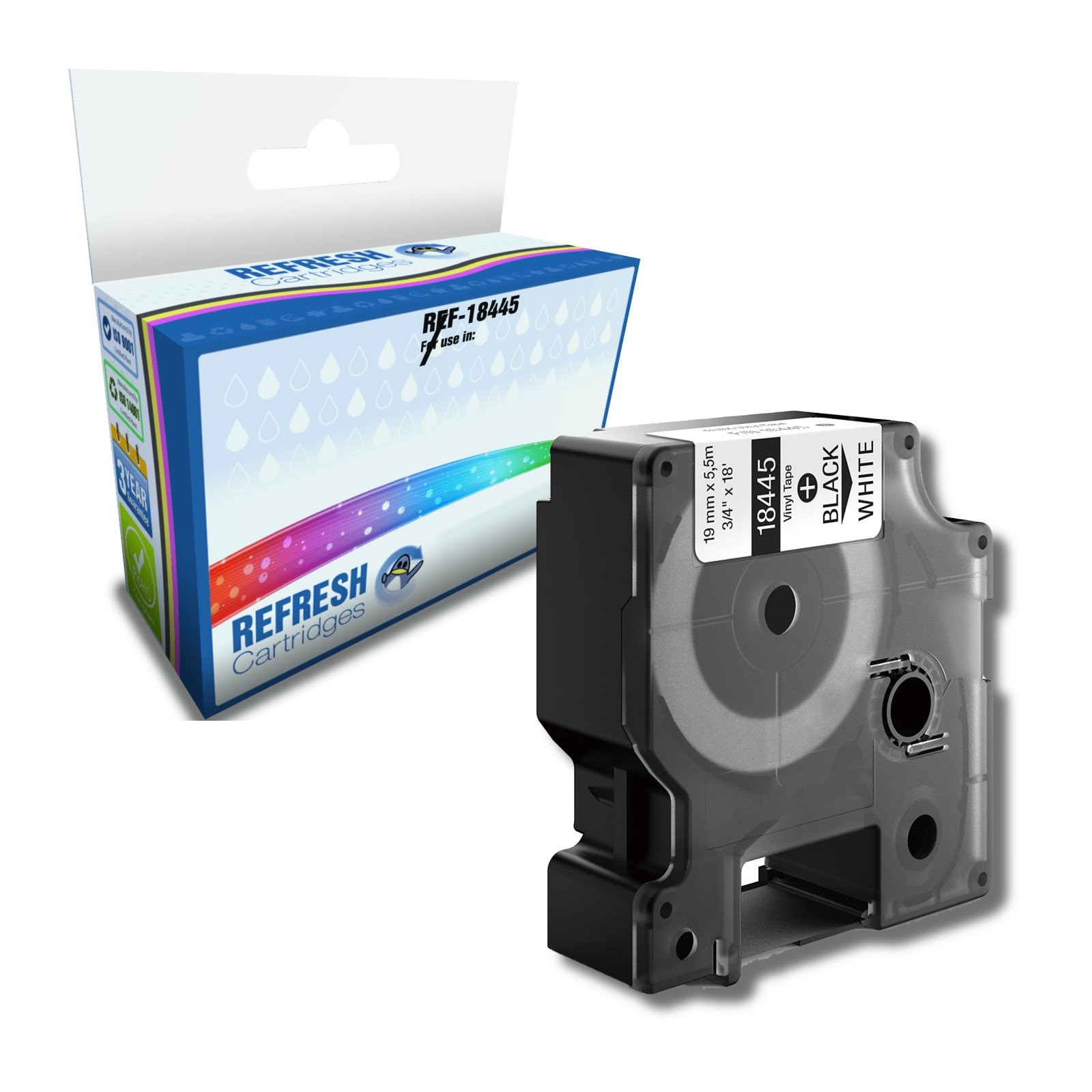 Refresh Cartridges  18445 Compatible With Dymo LABEL Printers