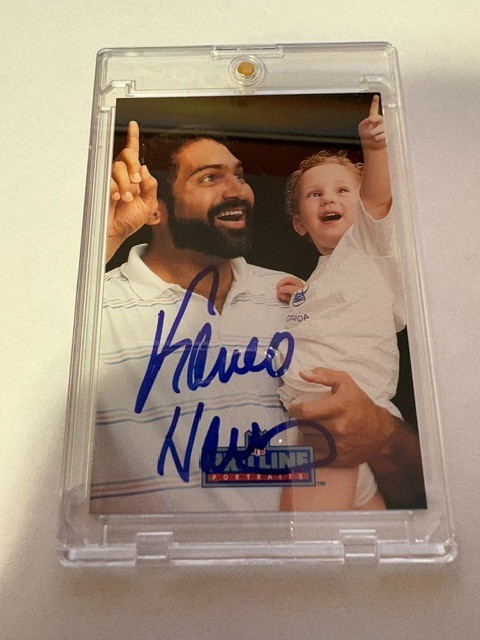 Pro Line Portraits PITTSBURGH STEELERS FRANCO HARRIS SIGNED Autograph