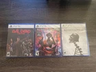 PS5 Game Lot Bundle - Evil Dead the Game, In Sound Mind, Ad Infinitum NEW HORROR