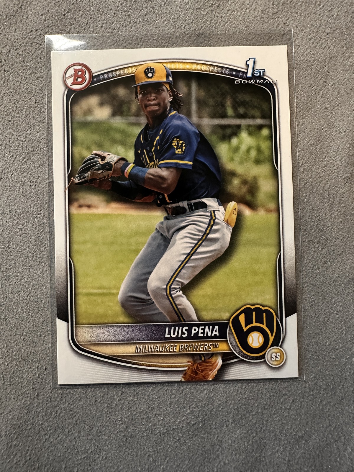 2025 Bowman #BP-38 Luis Pena Prospects Milwaukee Brewers