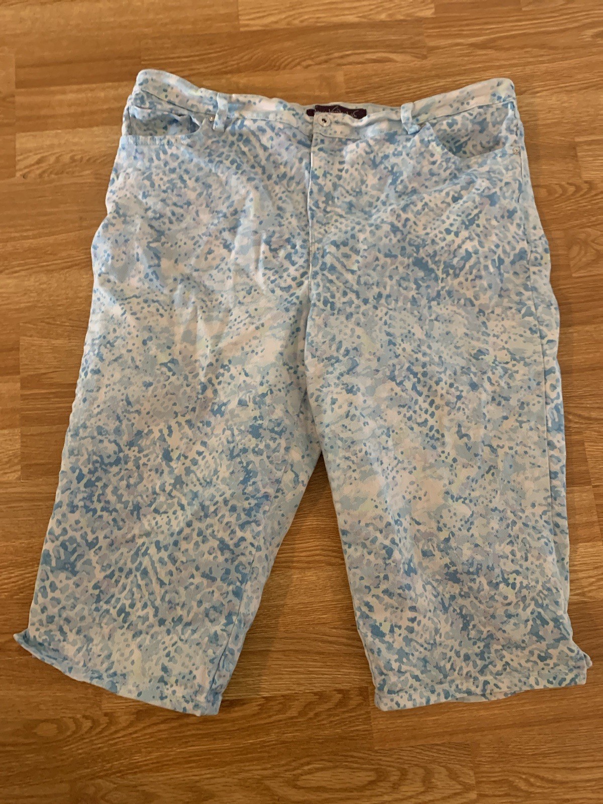 Gloria Vanderbilt Amanda Denim Capri Women's Size 18W Blue &