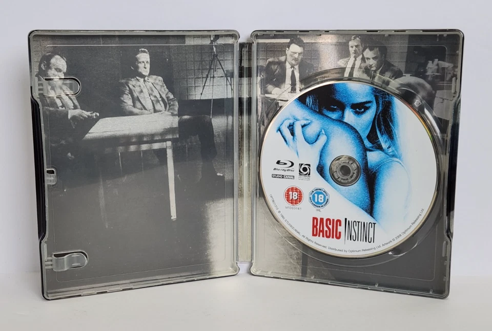 Basic Instinct 1992 Blu-ray UK Import Region A/B Zavvi Exclusive 2015 SteelBook - Image 2 of 4